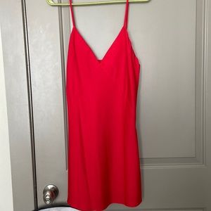 Princess Polly red satin dress